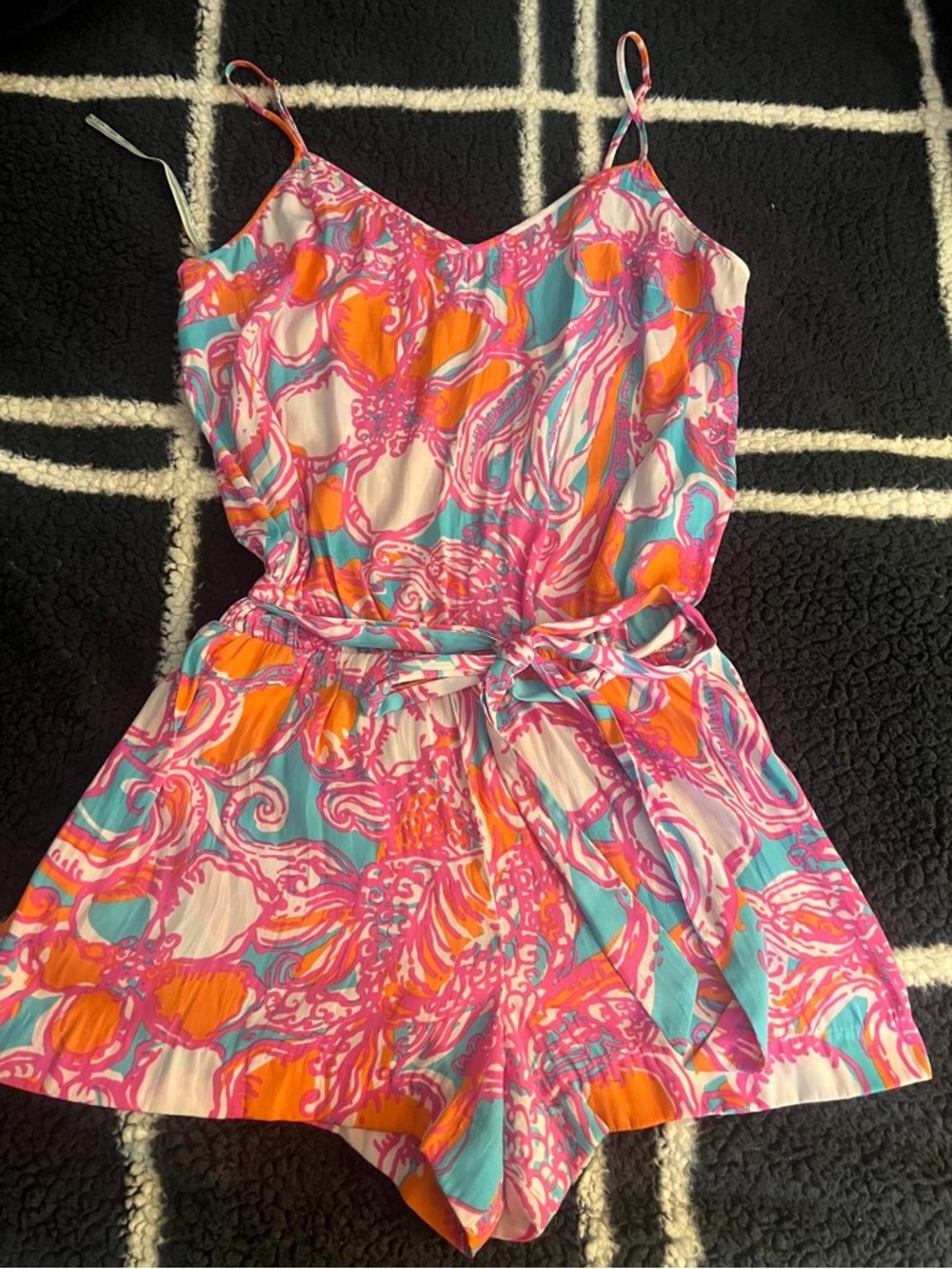 Lilly Pulitzer floral print romper